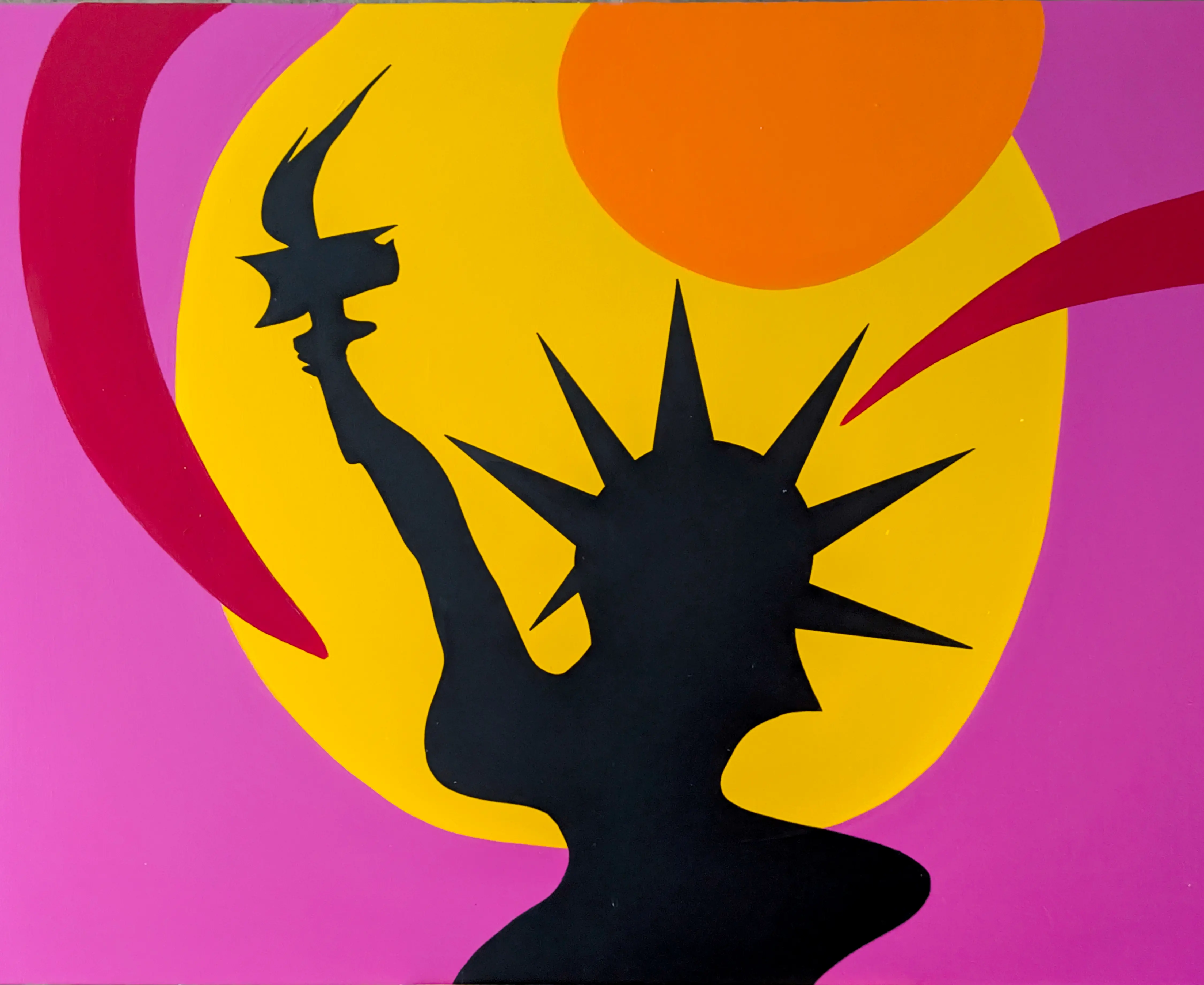 Now that You Understand, acrylic on canvas, 36 x 48 inches, 2025