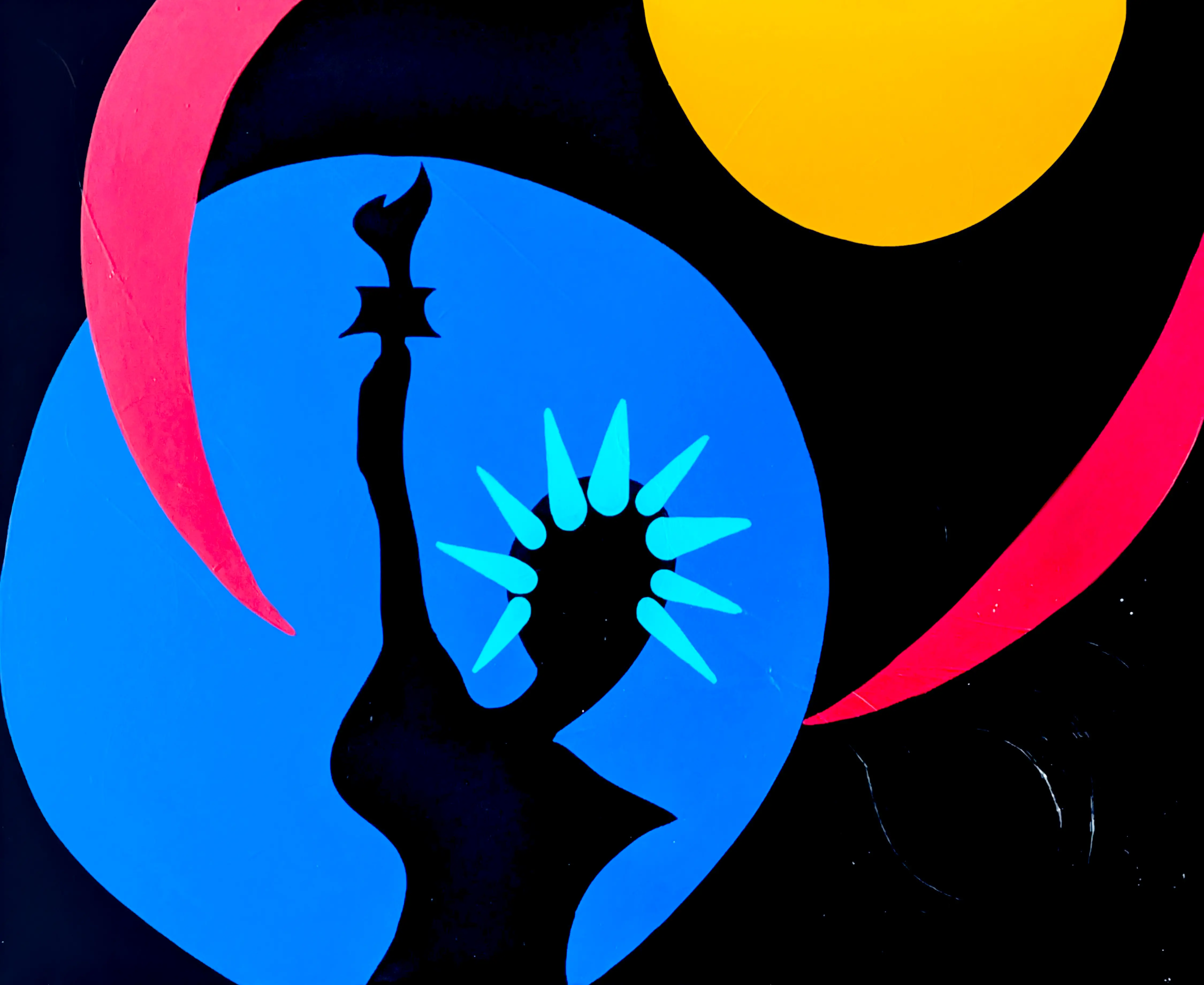 Proclamation, acrylic on canvas, 36 x 48 inches, 2025