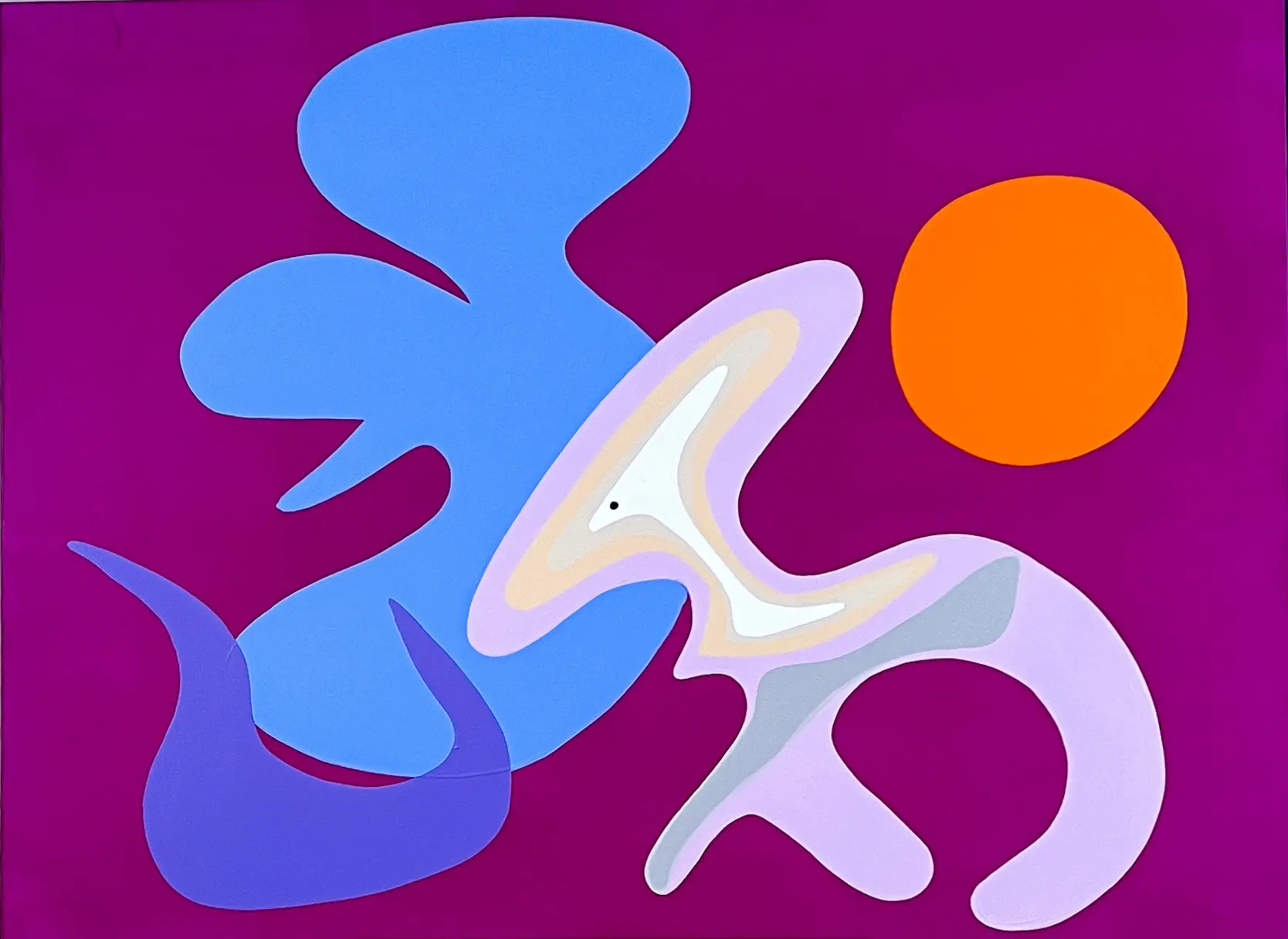 DOXA series #1, acrylic on canvas, 36 x 48 inches, 2024