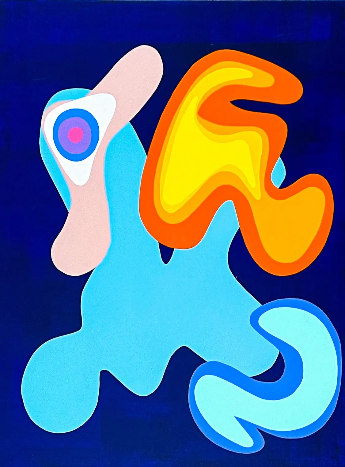 DOXA series #4, acrylic on canvas, 30 x 40 inches, 2024