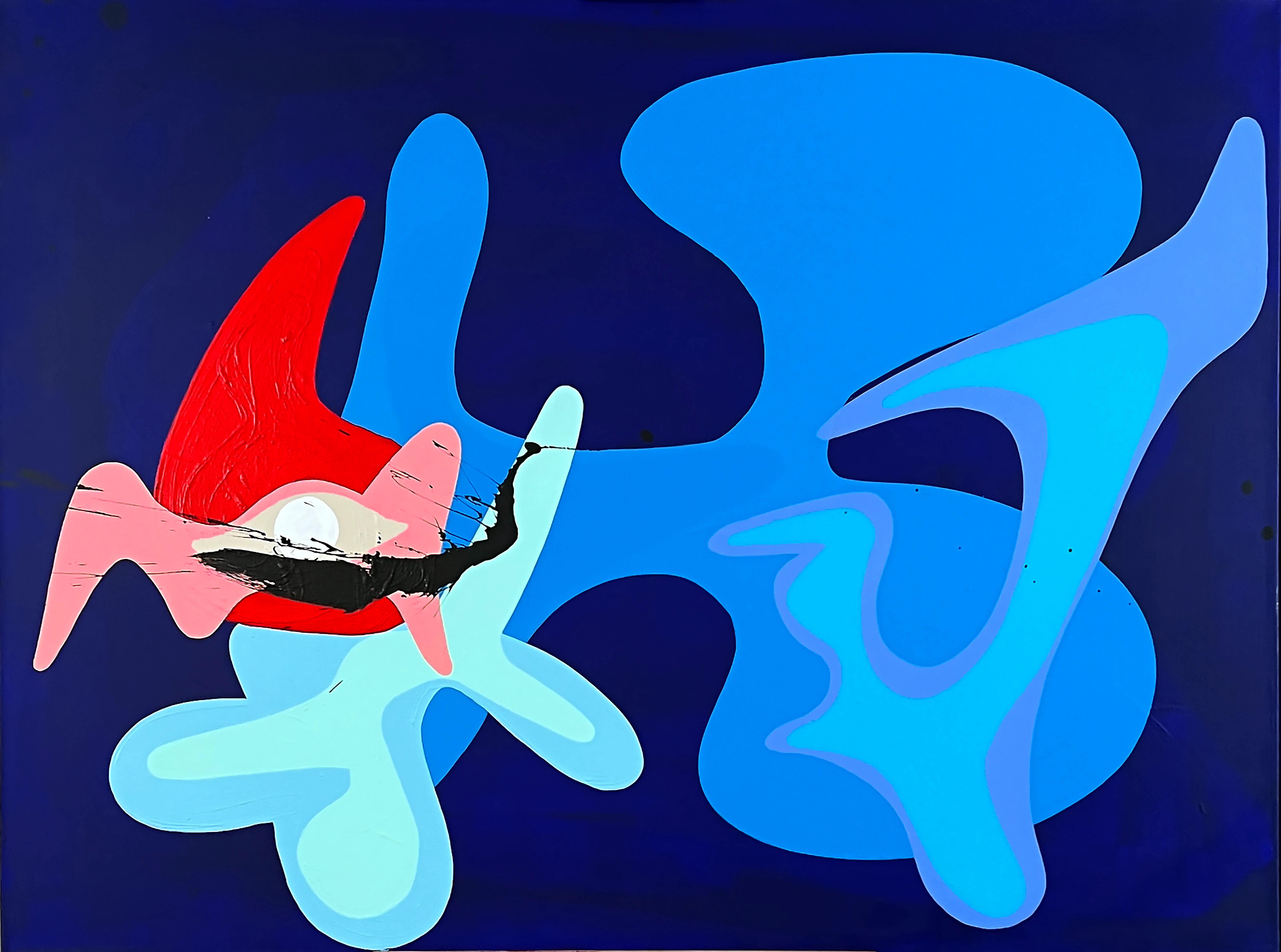 DOXA series #5, acrylic on canvas, 36 x 48 inches, 2023