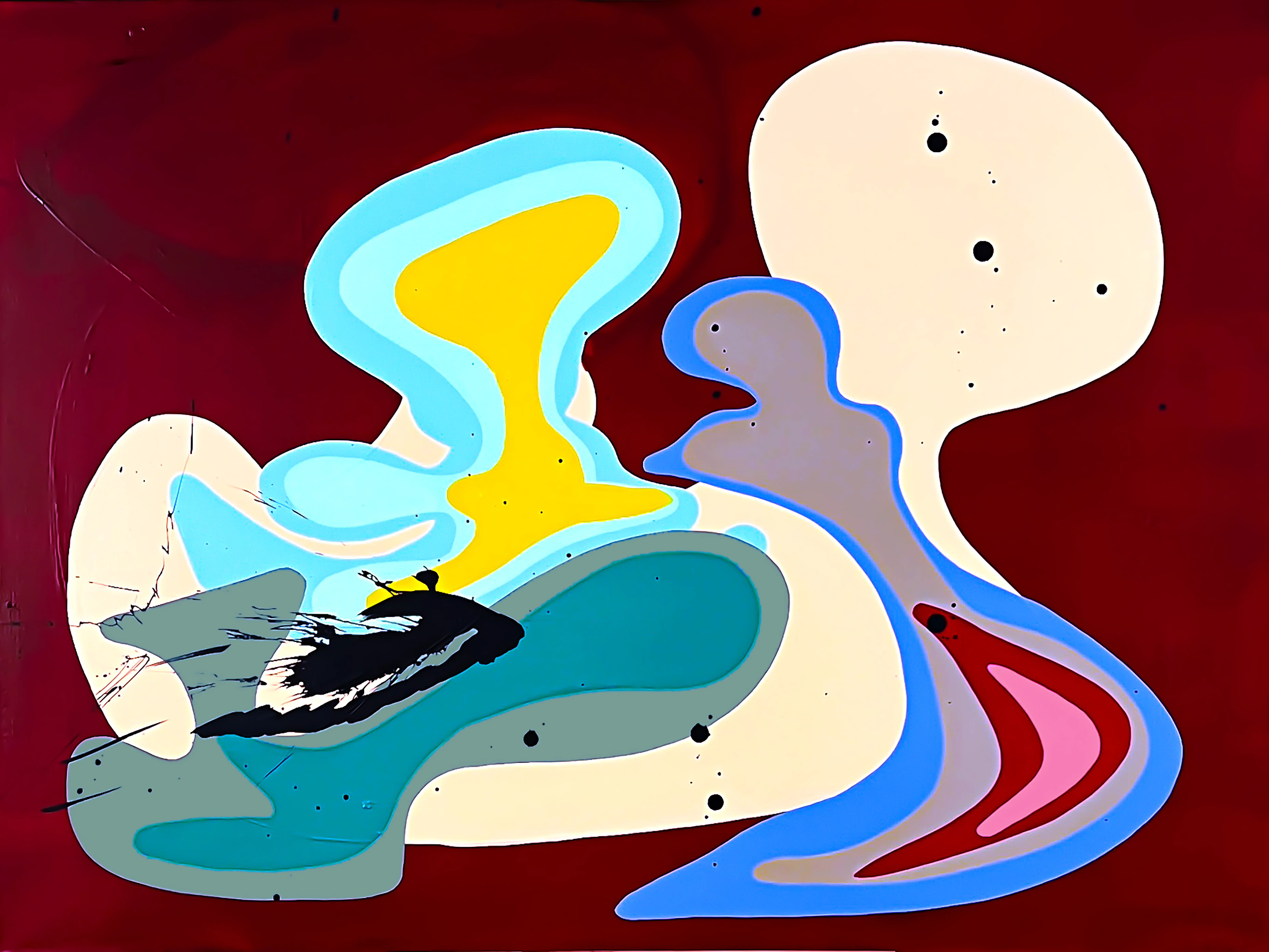 DOXA series #6, acrylic on canvas, 36 x 48 inches, 2024