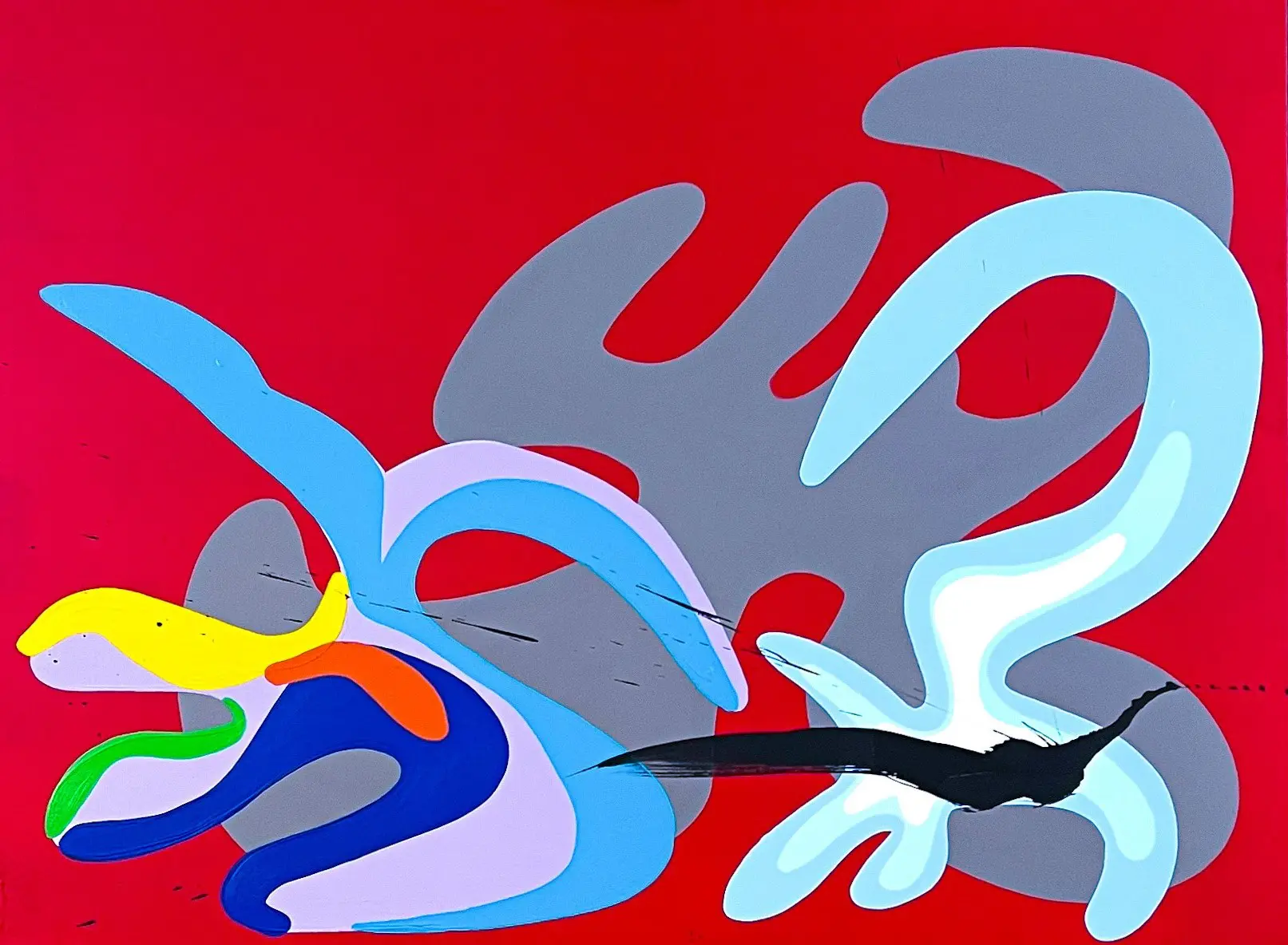 DOXA series #9, acrylic on canvas, 36 x 48 inches, 2024