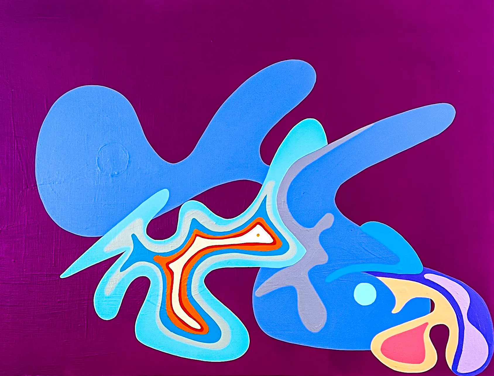 DOXA series #12, acrylic on canvas, 36 x 48 inches, 2024