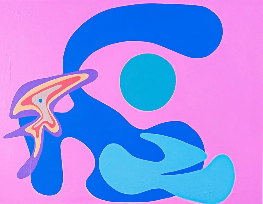 DOXA series #2, acrylic on canvas, 30 x 40 inches, 2024