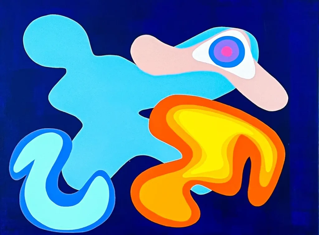 DOXA series #4, acrylic on canvas, 30 x 40 inches, 2024