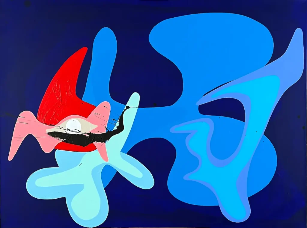 DOXA series #5, acrylic on canvas, 36 x 48 inches, 2023