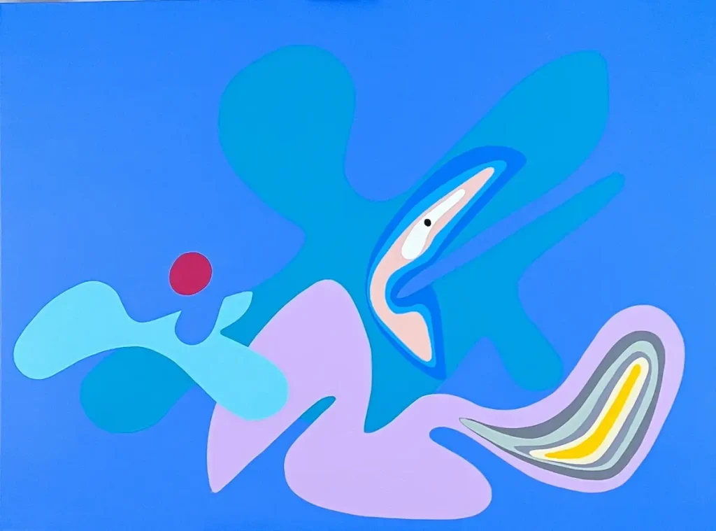 DOXA series #8, acrylic on canvas, 36 x 48 inches, 2024