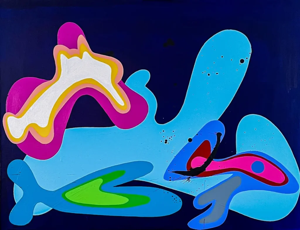 DOXA series #10, acrylic on canvas, 36 x 48 inches, 2024