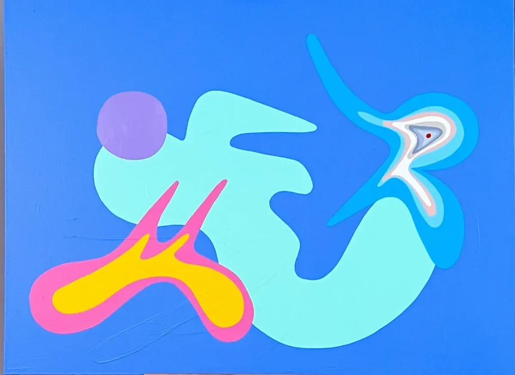 DOXA series #11, acrylic on canvas, 36 x 48 inches, 2024
