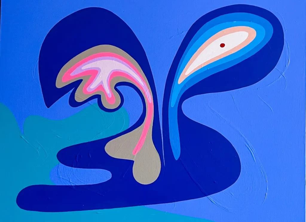 DOXA series #13, acrylic on canvas, 30 x 40 inches, 2024